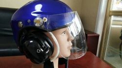 Paraglding paramotor flying helmet with interphone