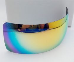 Sports mirrored lens visor KC-SEMI